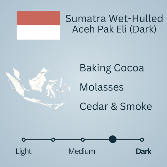 Sumatra Wet-Hulled Aceh Pak Eki (Dark)