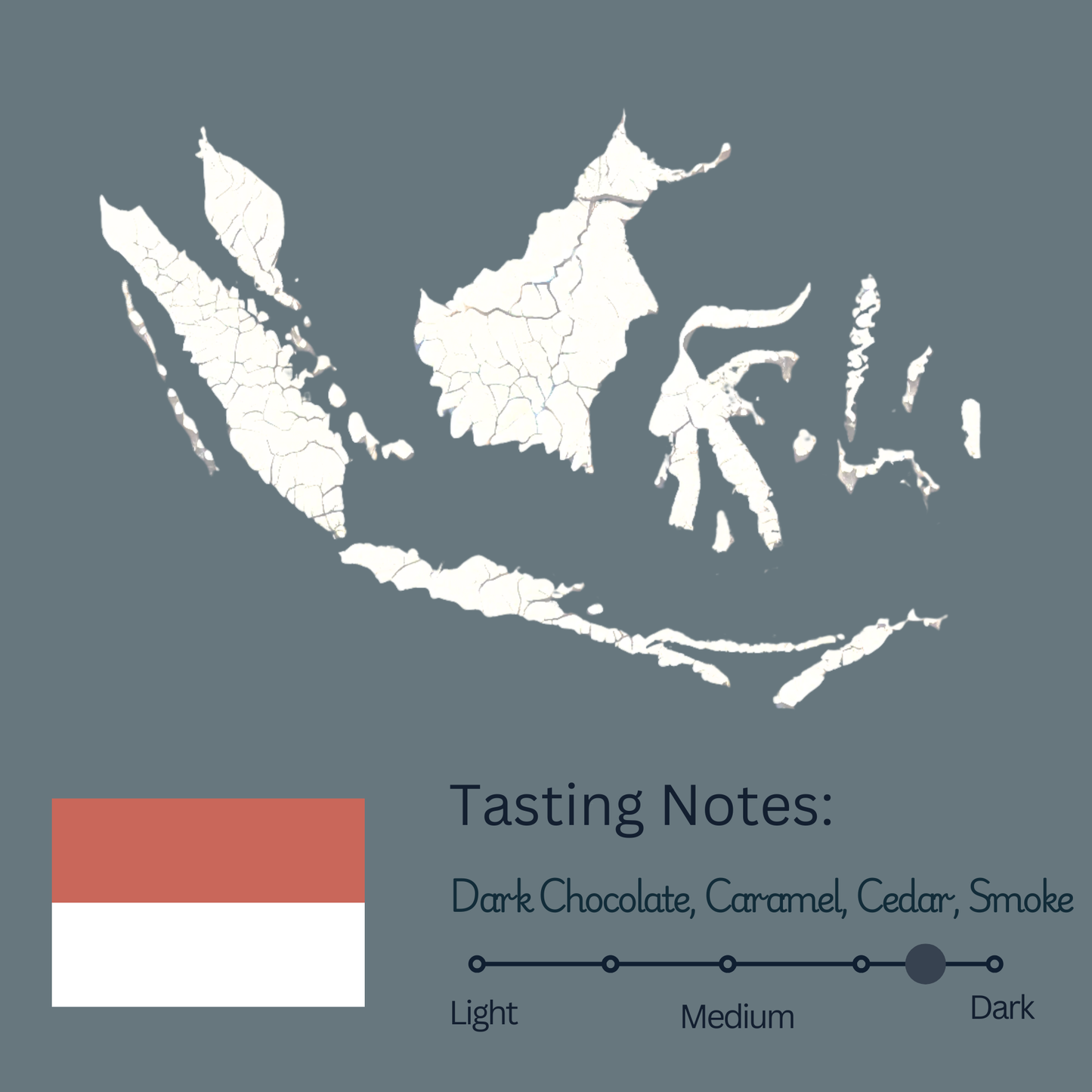 Sumatra Wet Hulled - Pegasing Syahruna (Dark)