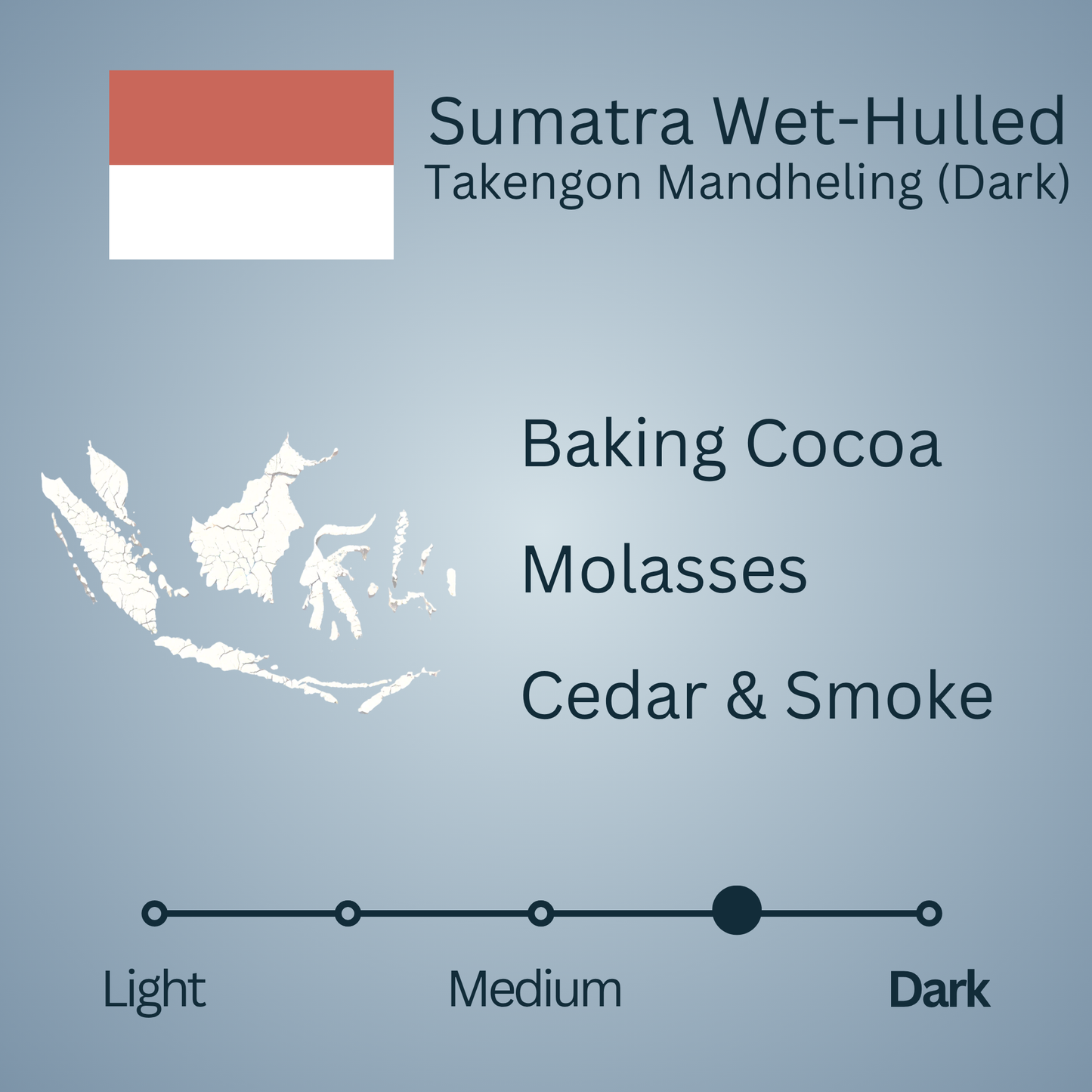 Sumatra Wet-Hulled Takengon Mandheling (Dark)