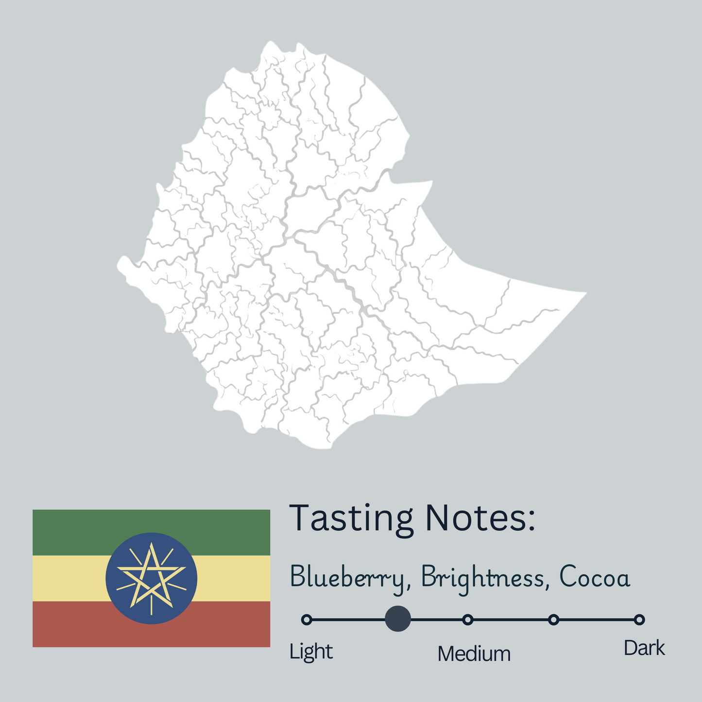 Ethiopia Dry Process Guji Hambela Buliye (Light/Medium)