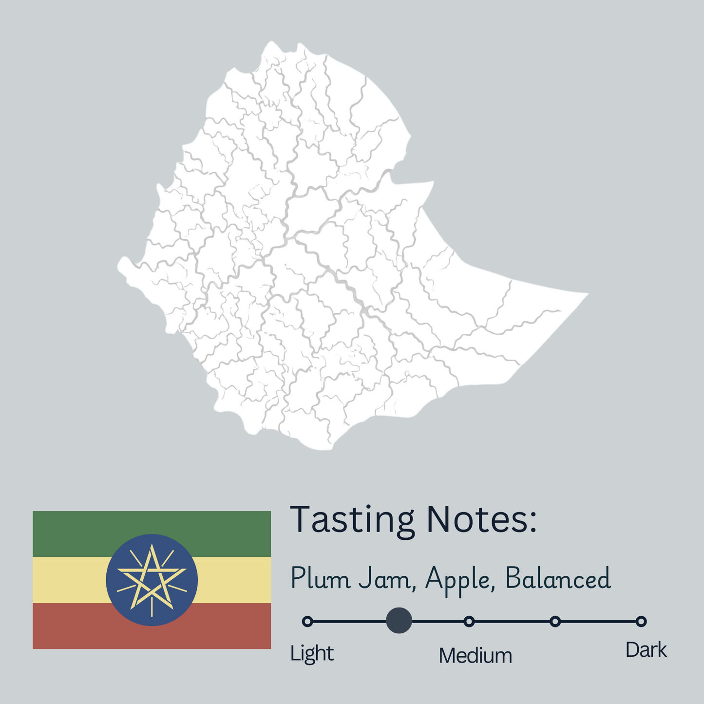 Ethiopia Mirabawi Buna SWP Decaf (Light/Medium)