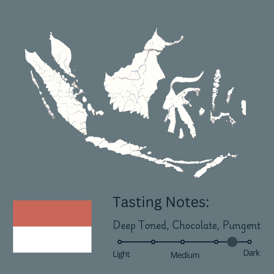 Sumatra Wet Hulled Kerinci Coop (Dark)